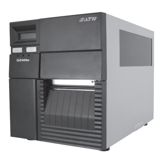 SATO GZ4e Series Bedienungsanleitung