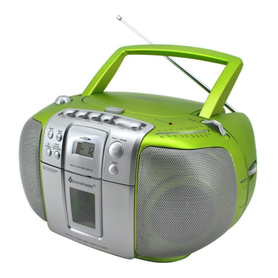 SOUNDMASTER SCD5405 Bedienungsanleitung