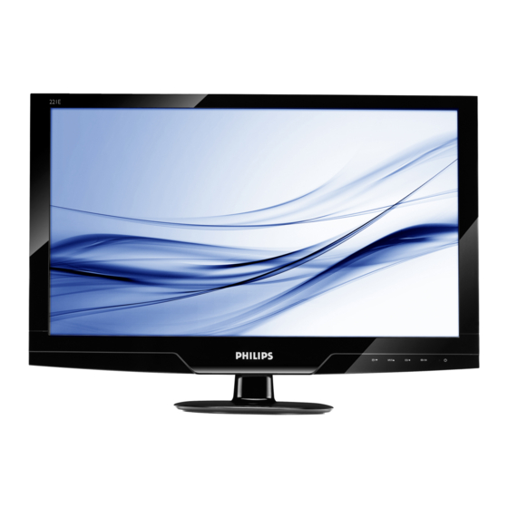 Philips 221E2 Bedienungsanleitung