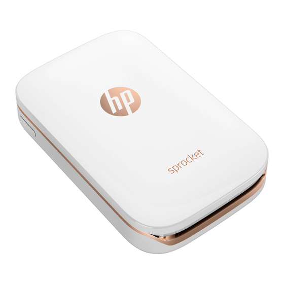 HP Sprocket X7N07A Handbuch