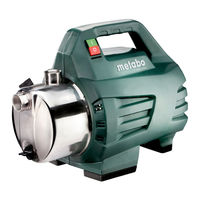 Metabo P 4500 Inox Originalbetriebsanleitung
