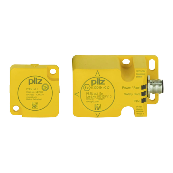 Pilz PSEN cs2.13p ATEX Bedienungsanleitung