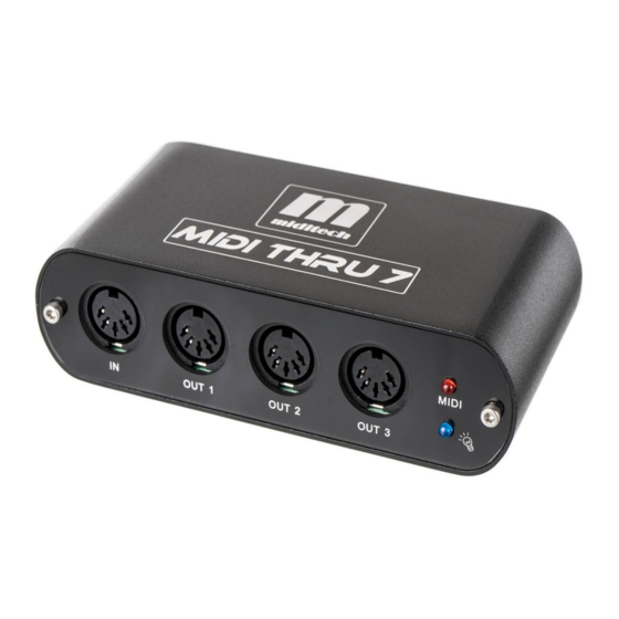 Miditech MIDI THRU 7 Bedienungsanleitung