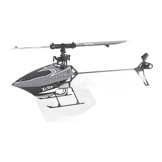 XciteRC Flybarless 3D 245 Bedienungsanleitung