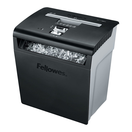 Fellowes POWERSHRED P-48C Bedienungsanleitung