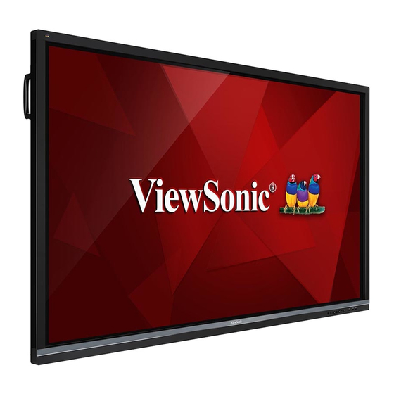 ViewSonic IFP8650-CN Bedienungsanleitung