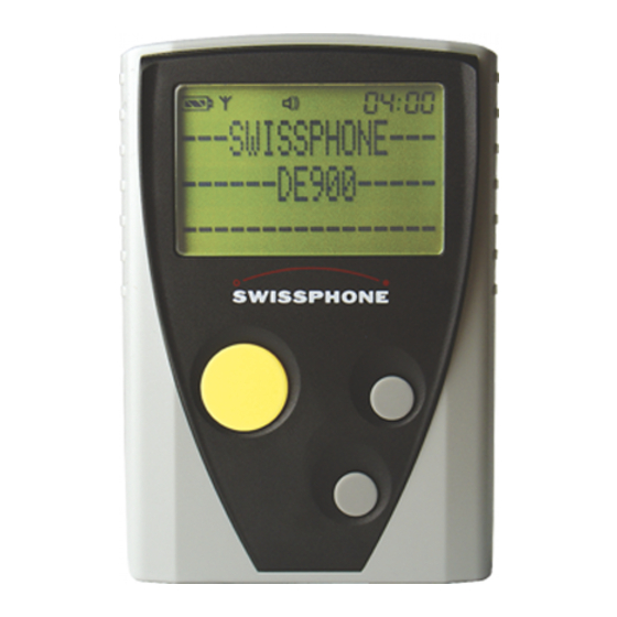 SwissPhone DE900 basic Bedienungsanleitung