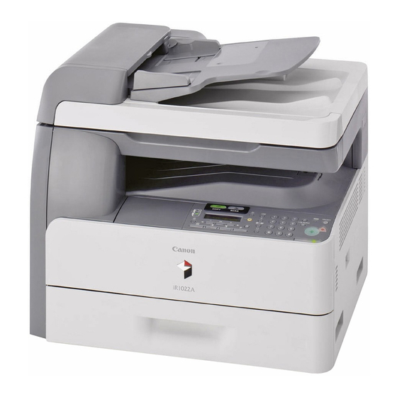 Canon iR1018 Serie Kurzanleitung