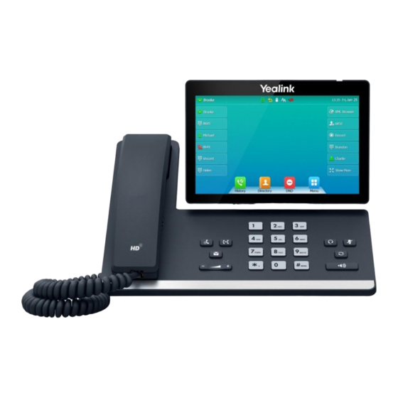Yealink T57W Handbuch