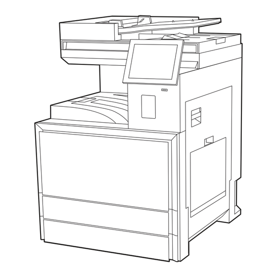 HP LaserJet Managed MFP E730 Serie Benutzerhandbuch