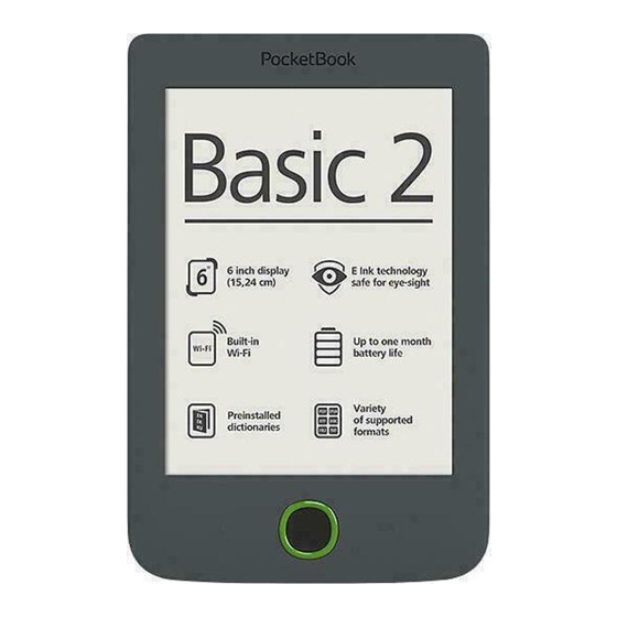 Pocketbook Basic 2 Benutzerhandbuch