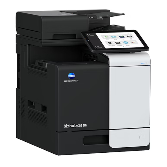 Konica Minolta bizhub C3350i Ergänzungen Zum Bedienungshandbuch