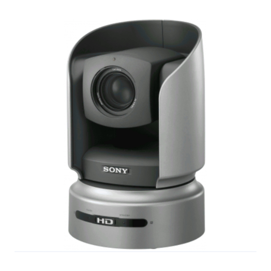 Sony BRC-H700 Bedienungsanleitung