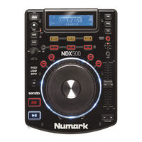 Numark NDX500 Benutzerhandbuch