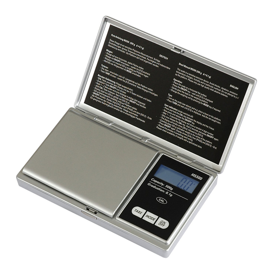 PESOLA MS500 Bedienungsanleitung