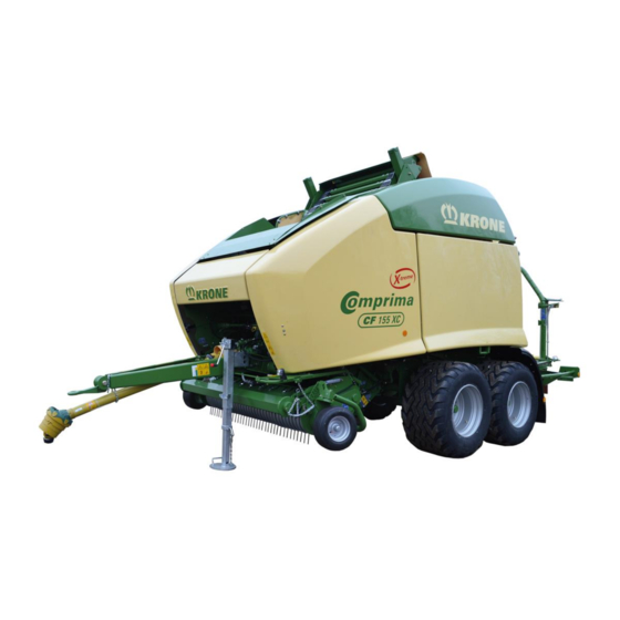 Krone Comprima CF 155 XC X-treme Ergänzung Zur Betriebsanleitung