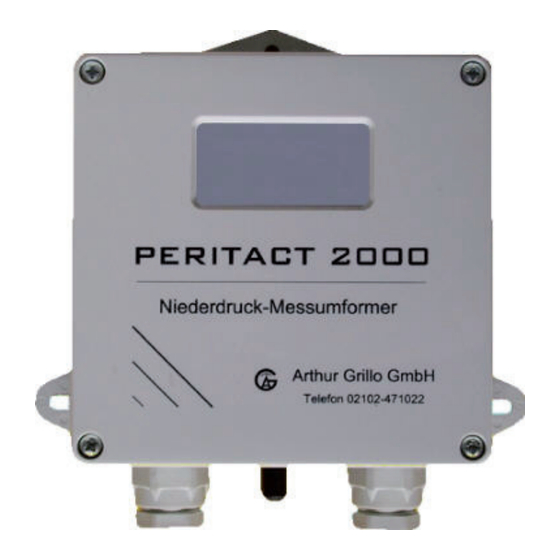 Arthur Grillo Peritact 2000 Beschreibung Und Bedienung