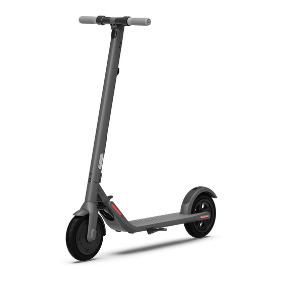 Segway Ninebot KickScooter E22 Schnellstartanleitung