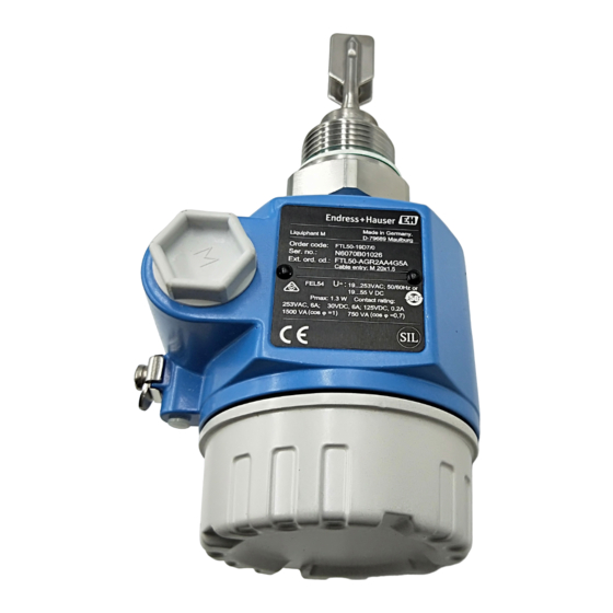 Endress+Hauser Liquiphant M Handbuch