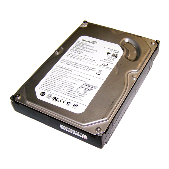 Seagate ST3160812AS Bedienungsanleitung