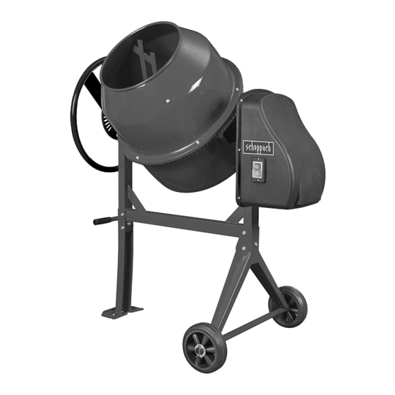 Scheppach Eco Mix 120 Original Bedienungsanleitung