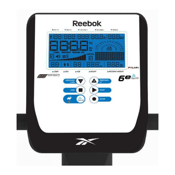 Reebok B6e Handbücher