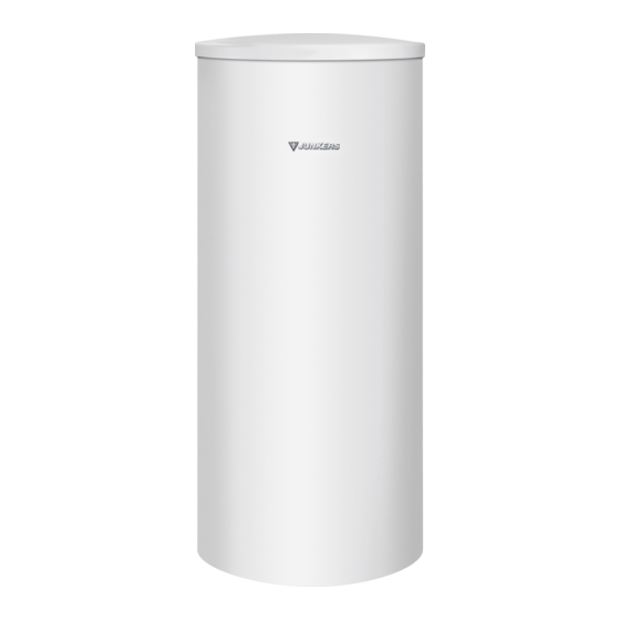 Bosch JUNKERS SK 160/5 ZB Installations- Und Wartungsanleitung Für Den Fachhandwerker