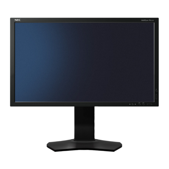 NEC MultiSync PA231W Bedienungsanleitung