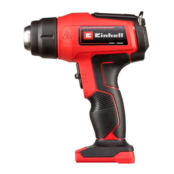 EINHELL TE-HA 18 Li Originalbetriebsanleitung