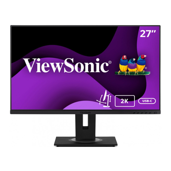 ViewSonic VG2756-2K Bedienungsanleitung