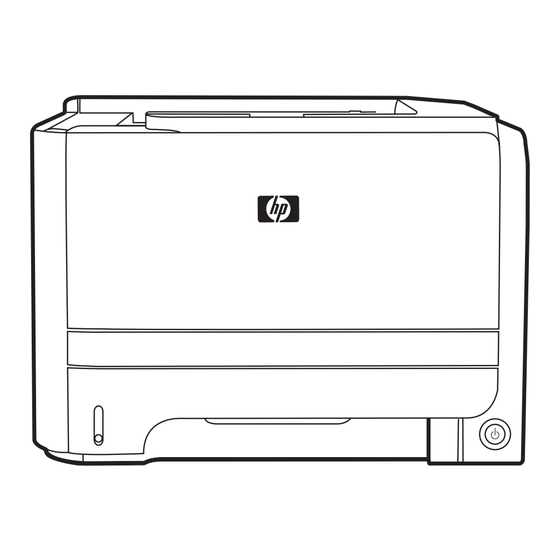 HP LaserJet P2030 Series Handbuch
