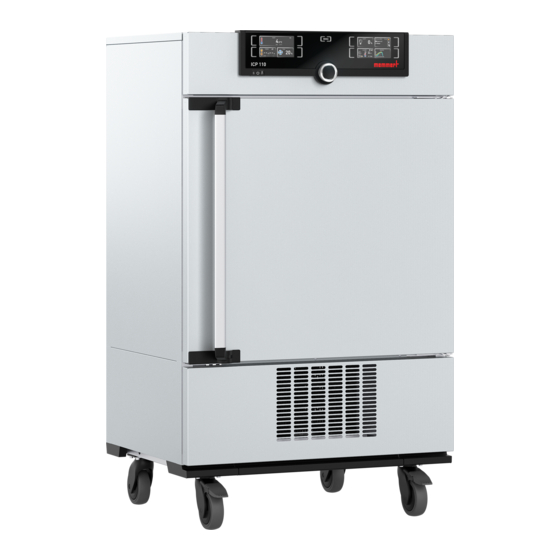 Memmert ICP Serie Kurzanleitung