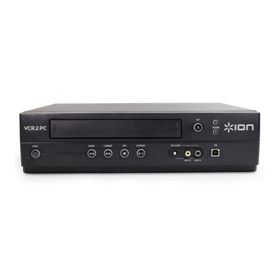 ION vcr 2 pc Kurzanleitung