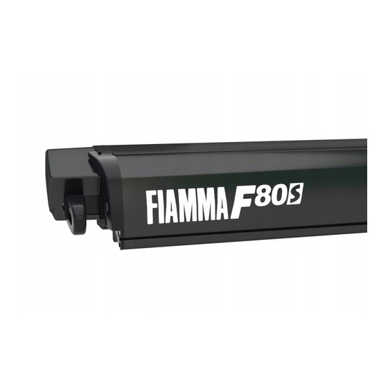 Fiamma KIT RAIN-GUARD SLIM F80 Montage- Und Gebrauchsanleitung