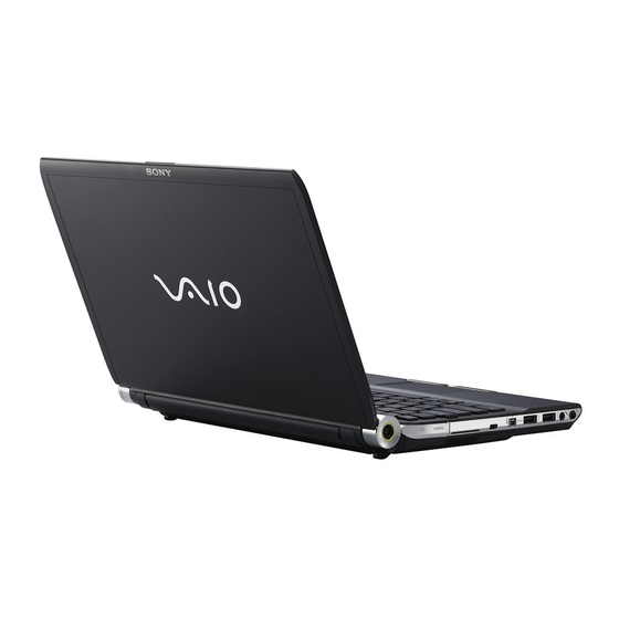 Sony Vaio VGN-TT11VN Handbücher