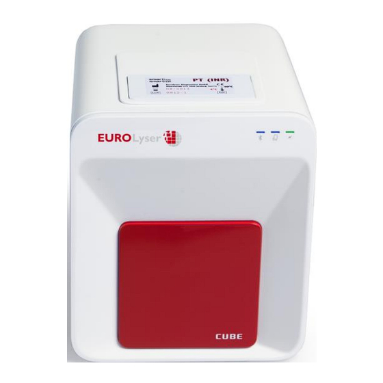Micro-Medical Eurolyser CUBE Bedienungsanleitung