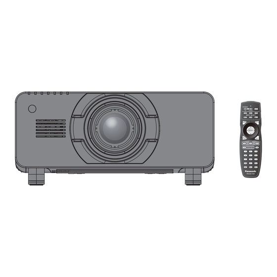 Panasonic PT-DS20KE Bedienungsanleitung