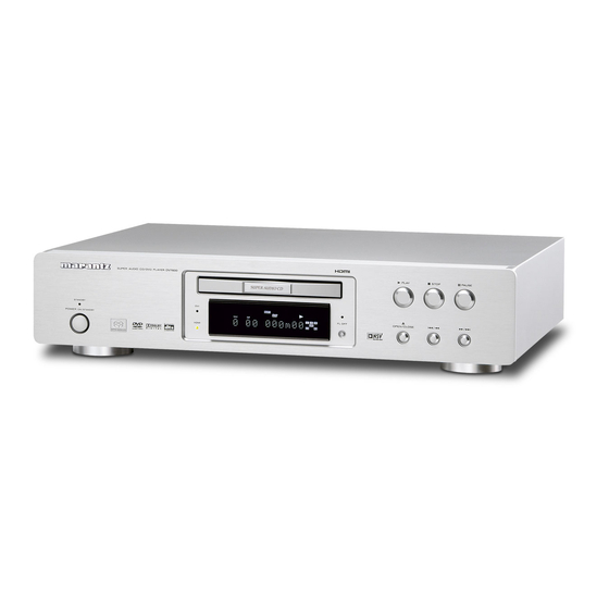 Marantz DV7600 Handbuch