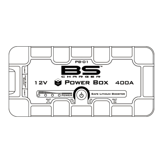 BS Charger Power Box PB-01 Bedienungsanleitung