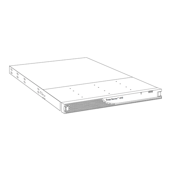 Adaptec Snap Server 410 Kurzanleitung