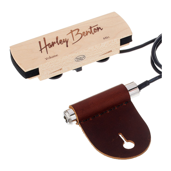 thomann Harley Benton TrueTone SH-30 Pro Active Kurzanleitung