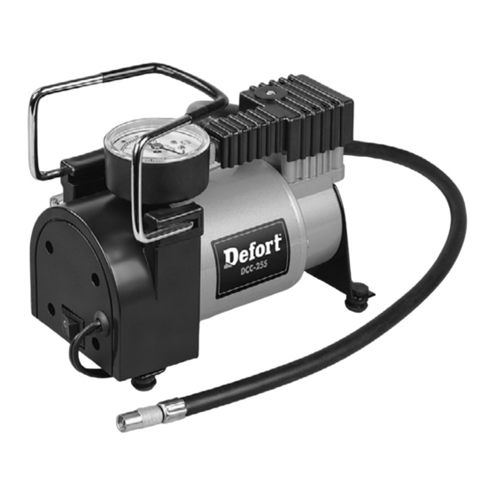 Defort DCC-255 Bedienungsanleitung