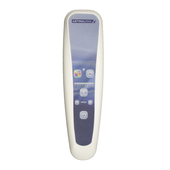 Astralpool LumiPlus CONTROL MOTION Bedienungsanleitung
