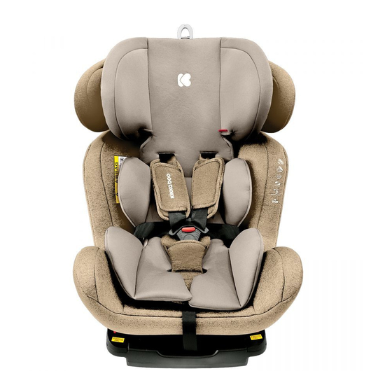 KIKKA BOO 4 SAFE+ ISOFIX Gebrauchsanweisung
