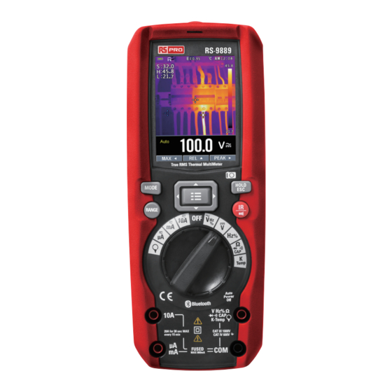 RS Pro RS-9889 Bedienungsanleitung