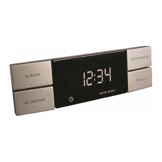 Jacob Jensen Alarm Clock Bedienungsanleitung