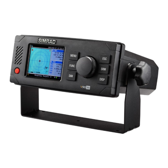 Simrad V5035 Benutzer- Und Installationshandbuch