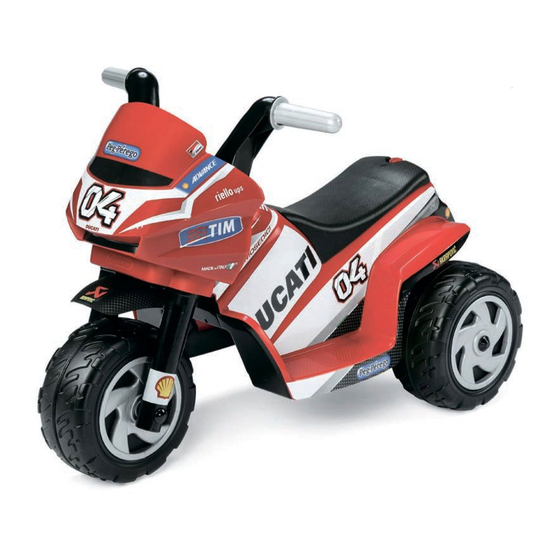 Peg Perego Ducati Mini Evo Gebrauch Und Wartung