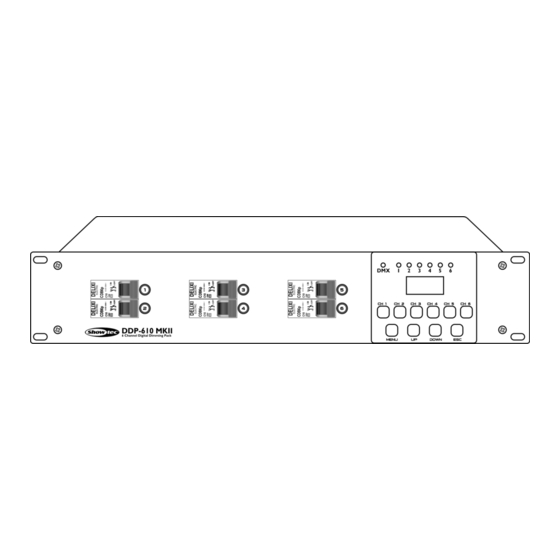 SHOWTEC DDP-610 MKII Handbuch