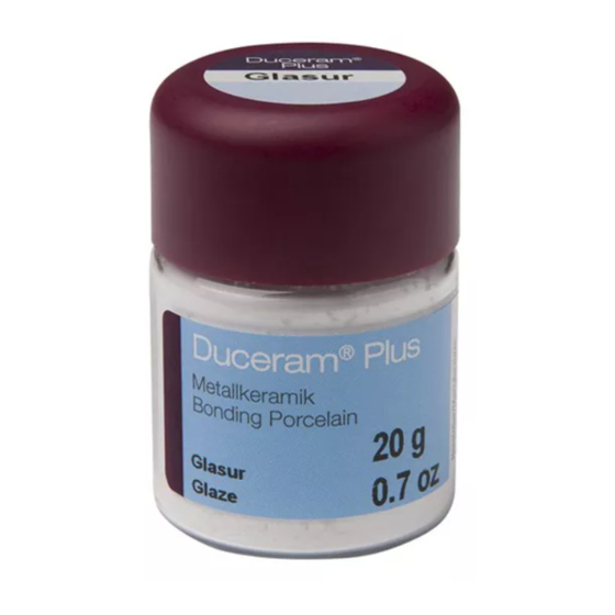 DENTSPLY DUCERAM PLUS GEBRAUCHSANWEISUNG Pdf-Herunterladen | ManualsLib